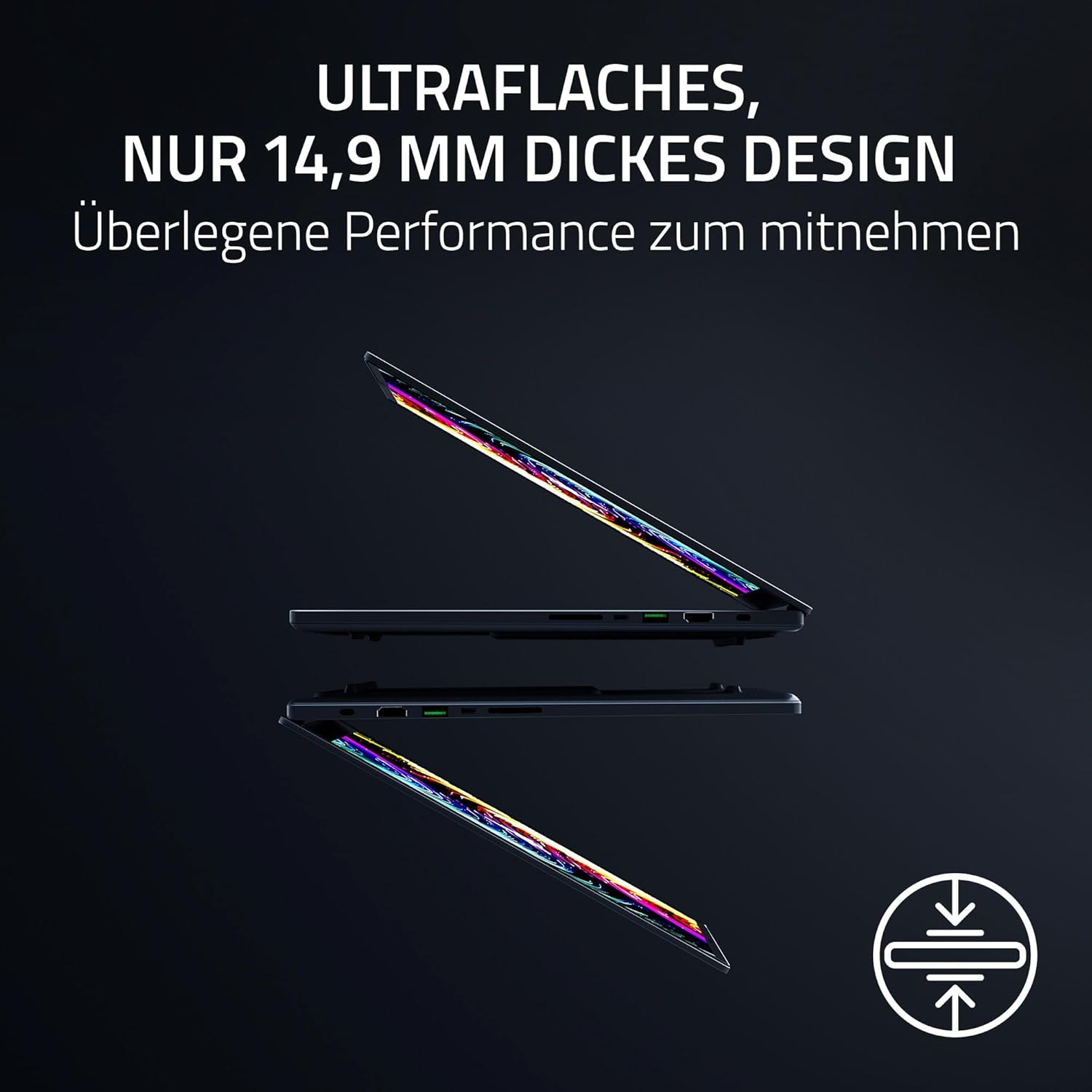 Razer Blade 16 (2025) AI Gaming Laptop | RTX 5090 · 16″ QHD+ 240Hz OLED Display · Ryzen AI 9 365 · 32GB / 64GB RAM · 1TB / 2TB SSD | QWERTZ DE Layout – Black