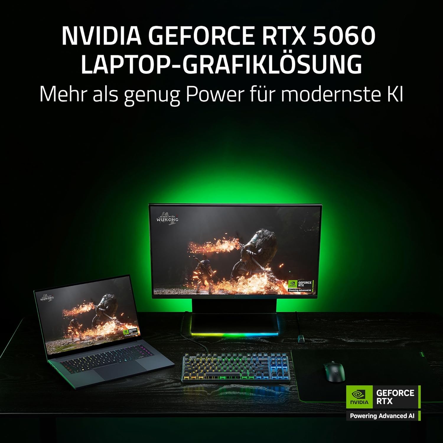 Razer Blade 16 (2025) AI Gaming Laptop | RTX 5090 · 16″ QHD+ 240Hz OLED Display · Ryzen AI 9 365 · 32GB / 64GB RAM · 1TB / 2TB SSD | QWERTZ DE Layout – Black